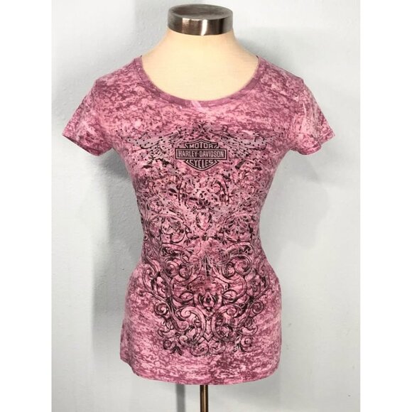 Harley-Davidson Tops - Harley Davidson Shirt Small Women Like New, Elastic Fabric TENNESSEE